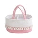 thumbnail image 2 of Uuiauoio Diaper Caddy Organizer Cotton Rope Basket Boho Nursery Decor Cute Woven Tassel Portable Diaper Organizer for Changing Table Baby Shower Gifts for Newborn Essentials, 2 of 6