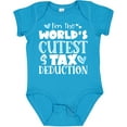 thumbnail image 3 of Inktastic I'm the World's Cutest Tax Deduction Blue Hearts Boys or Girls Baby Bodysuit, 3 of 5