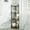 Black, variant on Corner Shower Caddy Standing - 3-Tier Stainless Steel Shower Organizer with Soap Holder and 4 Hooks, Large Capacity Corner Shelf Stand for Bathroom, Rest Room