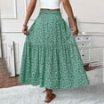 thumbnail image 5 of Delliss Women's Tiered Trendy Skirt Loose Ruffle High Waist Skirts, 5 of 6