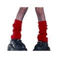 thumbnail image 2 of Opperiaya Female Leg Warmers, Adults Solid Color Jacquard Knitted Stocking Leg Sleeve for Autumn Winter, 2 of 2