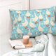thumbnail image 4 of Fotbe White Geese and Flower Funda de Almohada Decorativa Estilo Occidental, Lujo en Algodón, Fundas para Almohadas King, Cojín Estampado para Decoración del Hogar-16"x24", 4 of 6