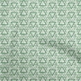 thumbnail image 1 of oneOone Georgette Viscose Green Fabric Geometric Sewing Material Print Fabric By The Yard 42 Inch Wide, 1 of 5