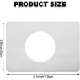 thumbnail image 2 of SHIQI-12 Pcs Stainless Steel Door Reinforcement Plate, 5.1" × 3.5" Square Door Lock Repair Plate, Silver Door Lock Fixing Plate for Decorating and Repairing The Door, 2 of 4