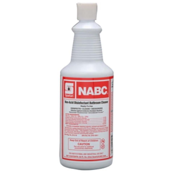 NABC Non-Acid Bathroom Cleaner RTU 32oz Bottle Case of 12