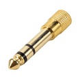 thumbnail image 2 of Mawalde QUALITY HEADPHONE ADAPTER STEREO GOLD PLUG 1/4" (6.3mm) Male to 1/8" (3.5mm) Female, 2 of 5