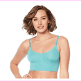 thumbnail image 2 of Rhonda Shear Multi-Wear Bra 2-pack in Nude/Turquoise, Large (612647), 2 of 2