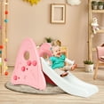 thumbnail image 3 of Costway Freestanding Baby Slide Indoor First Play Climber Slide Set for Boys Girls Pink, 3 of 11