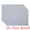 Light Blue, variant on Unique Bargains 4Pcs Rustic Cotton Linen Blend Placemats Navy Blue 15.7x11.8inch