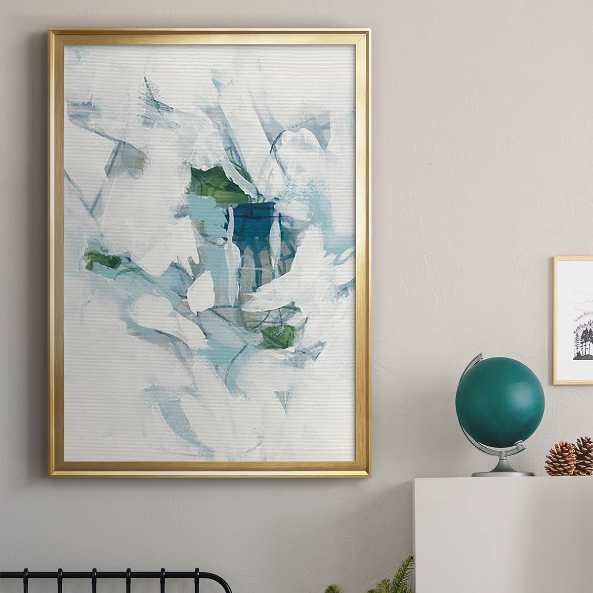 Ice Cavern III Premium Framed Print, in Gold, Black, or Silver - Ready to Hang