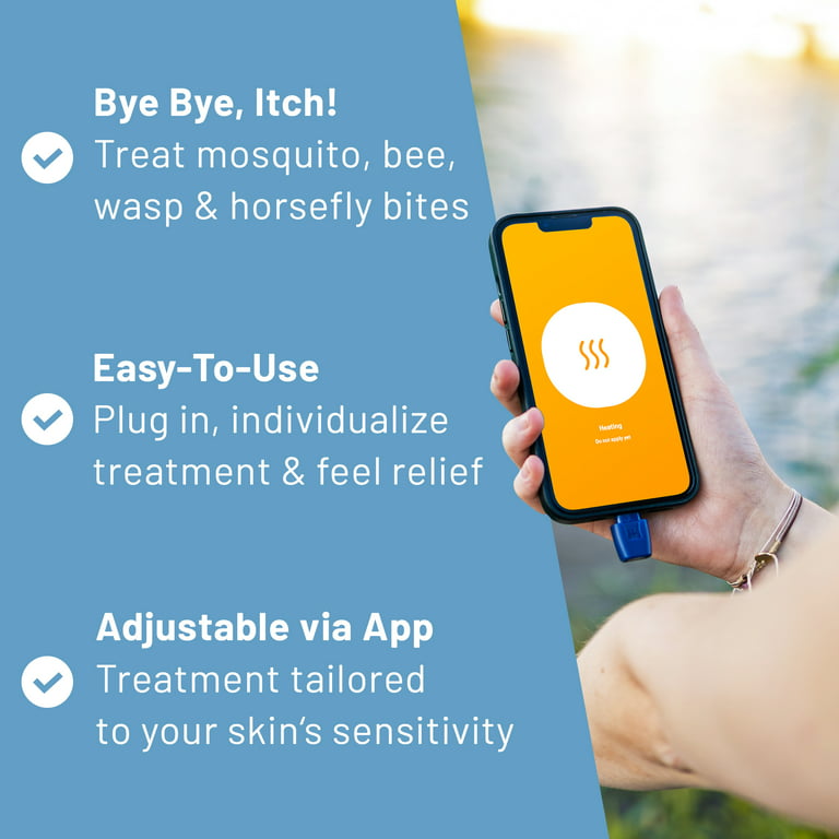  bite away Insect Sting & Itch Relief Stick, Chemical-Free  Treatment with Heat for Symptom Relief from Mosquito and Bug Bites, 1  Device : Health & Household