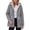 Gray, variant on Long Winter Coats for Women, Fleece Lined Hooded Parka Jacket Long Sleeve Water Resistant Zip Up Outerwear with Multi Pockets, Drawstring Waist Warm Winter Fall Coat for Daily Wear
