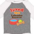 thumbnail image 4 of Inktastic Labrador Retriever Loved By A Boys or Girls Long Sleeve Baby Bodysuit, 4 of 5