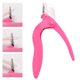 thumbnail image 4 of Rose Red False Nail Clipper Practical Plastic Fake Nail Art Cutter Trimmer for Salon Bedroom, 4 of 4