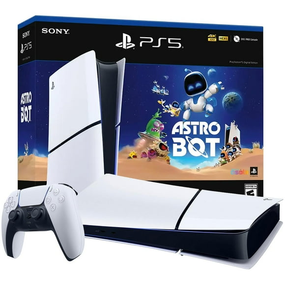 Consola PS5 PlayStation 5 Slim Digital 1TB SSD Bundle Astro Bot Internacional