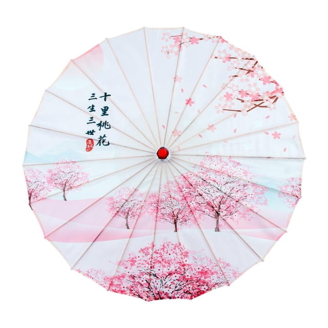 GUOOL Chinese Oiled Paper Umbrella Rainproof Decorative for Party Dancing Costumes A