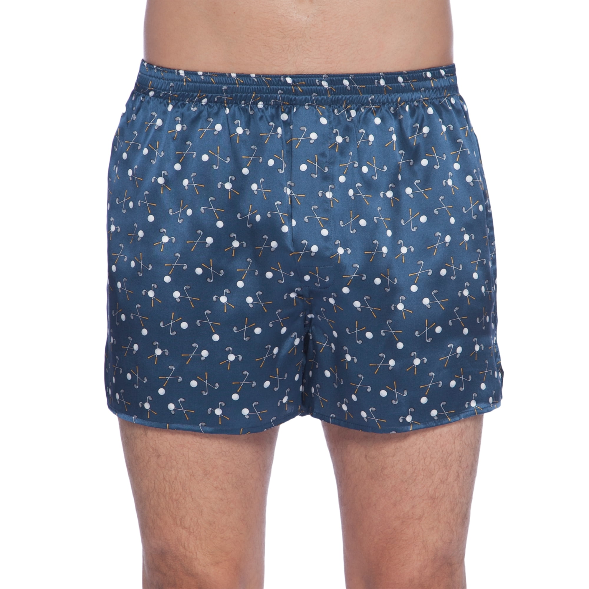 Intimo Men's Silk Golf Graphic Boxer Shorts Underwear - Walmart.com ...