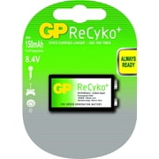 GP ReCyko+ 9V PRE-CHARGED Rechaegeable NIMH BATTERY USE 1000 TIMES