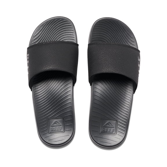 Reef Women's Sandals Reef One Slide, Black, 5