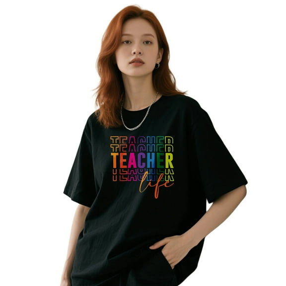 Teacher Life T-Shirt – Funny Graphic Tee for Educators