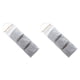 thumbnail image 1 of Kearding Bolsa de almacenamiento para colgar con 3 bolsillos para el hogar Gris 2piezas Kearding CBP053638, 1 of 5