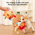 thumbnail image 3 of Veeki Dog Toys Soccer Balls with Straps, Interactive Dog Squeaky Plush Balls Toy Soft Stuffed Balls Toys Puppy Soft Fetch Play Balls for Small, Medium Dogs(Type 1)-0624, 3 of 5