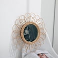 thumbnail image 1 of Sunflower Circular Wall Mirror Decorative Willow Mirror Geometric Mirror Suitable for Indoor Home Office, 1 of 4