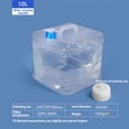 thumbnail image 4 of Wosthever Contenedor de agua esencial para acampar al aire libre de 20 litros con grifo. Cubo plegable. Kits de desorden para acampar 15L, 4 of 6