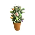 thumbnail image 2 of Plantas de Pascua en macetas con huevos de espuma | Decoraciones de mesa navideñas de plástico multicolor y centro de mesa de interior para Pascua, 2 of 6