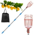 thumbnail image 1 of EIMELI Fruit Picker Stick with Telescoping Pole Durable Stainless Basket Fruit Picking Tool, 1 of 9