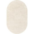 thumbnail image 1 of Unique Loom Seul Solide Peluche Enfants Tapis Moderne 7' 11 x 10' Ovale Ivoire, 1 of 2