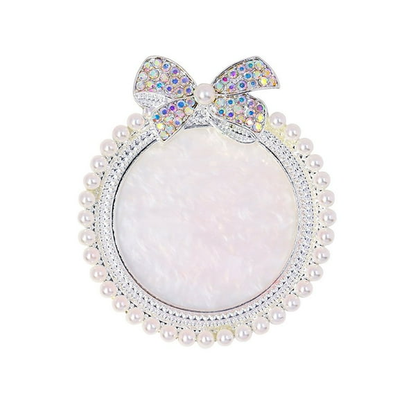 Nail Art Palette Faux Pearl Design Sparkling with Bow-knot Vivid Color Stunning Visual Effect Decorative Resin False Nail T