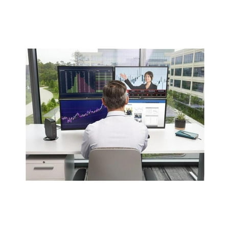HP - t740 Thin Client Desktop - AMD Ryzen Embedded V1756B - 8 GB Memory - 128 GB Flash Storage