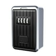 thumbnail image 1 of Lock Box 4 Digit Combination Waterproof Box Aluminum Alloy Key Box ,Office Key Storage, 1 of 6