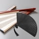 thumbnail image 5 of Abanico de mano plegable de bambú: Abanico de novia tradicional chino - Accesorio de refrigeración portátil de estilo retro japonés para viajes de verano y bodas., 5 of 6