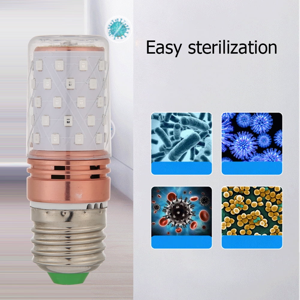 60LED 60W E27 Sterilize Lamp UVC Germicidal UV Disinfection Corn Light Bulb Lamp 