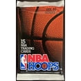 thumbnail image 1 of 1991-92 NBA Hoops Series 1 Basketball 15 Card Pack Factory Sealed, 1 of 1