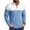 Blue#3, variant on Hvogkswy Quarter Zip Sweatshirts for Men Long Sleeve Stand Collar Sweatshirt Lightweight Outdoor Hiking Casaul Pullover Sweatshirts, Size S-3XL