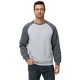 thumbnail image 5 of Zehisen Men's Lightweight Sweatshirts with Kangaroo Pocket Relaxed Fit Crew Neck Pullover Shirt Gray M, 5 of 7
