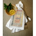 thumbnail image 2 of Chicago, Illinois, Typography (100% Cotton Tea Towel, Decorative Hand Towel, Kitchen and Home), 2 of 3