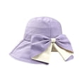 thumbnail image 6 of Gyujnb Sun Hat with Large Brim and Bow Knot for Summer Sun Lightweight Beach Hat for Sunshade and Outdoor Travel, 6 of 7