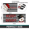 thumbnail image 5 of Christmas Kitchen Rugs Christmas Rug Christmas Kitchen Decor Merry and Bright Stripe Christmas Kitchen Mat Christmas Mat Kitchen Runner Rugs Comfort Home Decor Non-Slip Floor Mat Doormat, 5 of 5