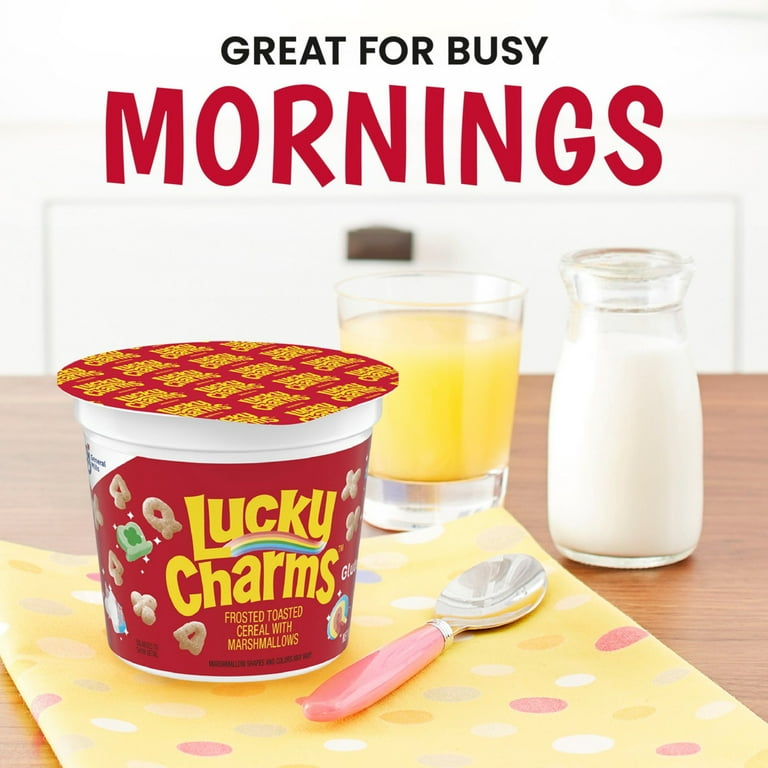 General Mills Lucky Charms Gluten Free, Frosted Cereal with
