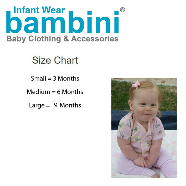Bambini Sleep N Play Pajamas, 2pk (Baby Girls, Unisex) - Walmart.com