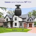 thumbnail image 4 of SANNCE 5in1 8CH DVR HD 5MP Security Camera System Outdoor Motion Detection,4Pcs 5MP TVI Weatherproof CCTV Bullet Cameras, Infrared Superior Night Vision,1T Hard Drive, Remote Access, 4 of 8