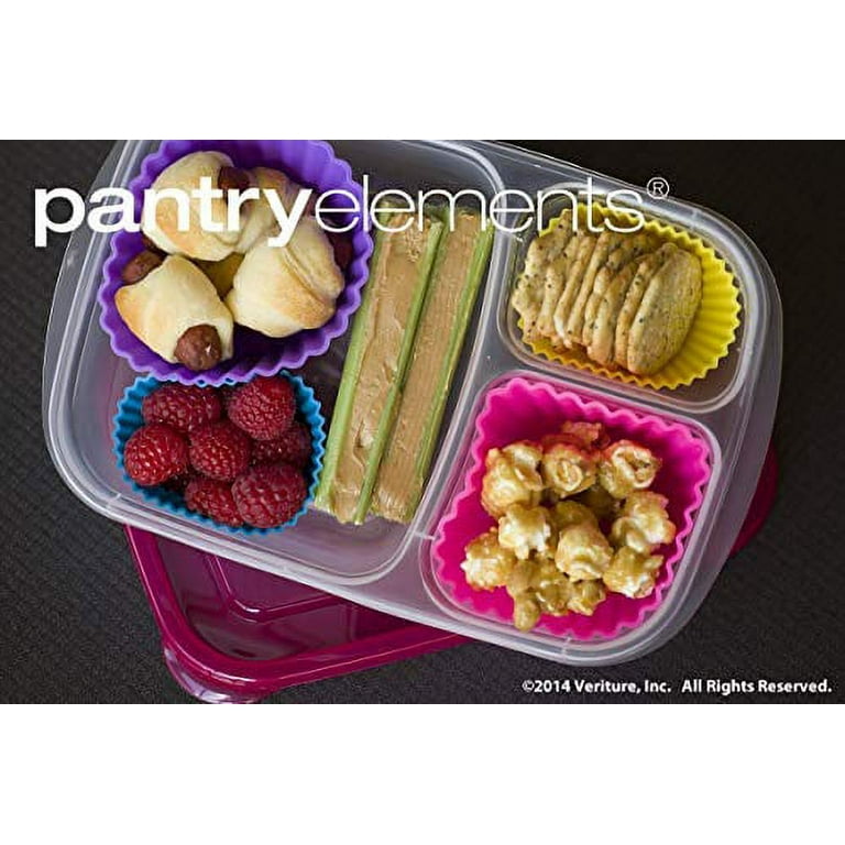 Pantry Elements Jumbo Silicone Muffin Cups - 12 Large 3-5/8 inch Baking  Liners with Bonus Screw Top Storage Jar 