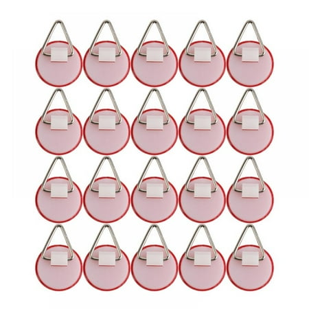 

Invisible Dish Hook 20PCS Set Small Round Portable Self-Adhesive Plate Holder For Wall FYCONE