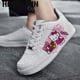 thumbnail image 4 of Zapatos informales de Hello kitty para mujer, zapatillas de plataforma para hombre, zapatos de kateboarding de moda, zapatos casuales para estudiantes de graffiti 3D, presente, 4 of 5