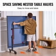 thumbnail image 5 of VEVOR Ping Pong Table, Professional Table Tennis Game,Indoor MDF Portable Table Tennis Table, Foldable Ping Pong Table with Quick Clamp Net and Lockable Wheel,10 Minute Easy Assembly,18mm Tabletops, 5 of 9
