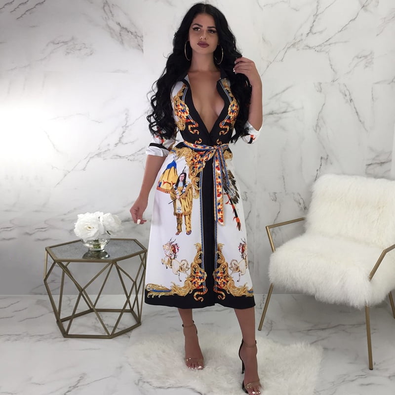 midi retro dress